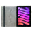 For iPad mini (2024)  /  (2021) Leather Case Pattern Printed Stand Tablet Cover with Card Slots - Pink Butterfly - 2