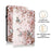 For Samsung Galaxy Tab S10 FE+ Leather Case Pattern Printed Stand Tablet Cover with Card Slots - Pink Butterfly - 7