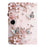 For OnePlus Pad Lite  /  Oppo Pad SE Leather Case Pattern Printed Stand Tablet Cover with Card Slots - Pink Butterfly - 7
