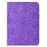 For Samsung Galaxy Tab A11+ / A9+ Leather Case Card Slots Rotary Stand Mandala Flower Tablet Cover - Light Purple - 7