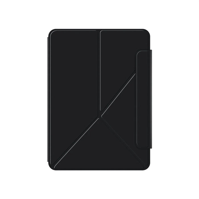 For iPad Pro 13 (2025) / (2024) Leather Case Origami Stand Magnetic Tablet Cover - Black - 7