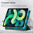 For iPad Air (2022) / (2020) Tri-Fold Stand Case PU Leather + TPU Tablet Cover - Green - 4