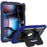 For iPad (2025) / iPad 10.9 (2022) Case Kickstand Silicone + PC Tablet Cover - Navy Blue - 1