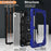 For iPad (2025) / iPad 10.9 (2022) Case Kickstand Silicone + PC Tablet Cover - Navy Blue - 6