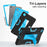 For Lenovo Tab K9 Case Robot Style Silicone + PC Tablet Cover with Kickstand - Black  /  Blue - 3