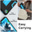 For Lenovo Tab K9 Case Robot Style Silicone + PC Tablet Cover with Kickstand - Black  /  Blue - 4