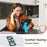 For Lenovo Tab K9 Case Robot Style Silicone + PC Tablet Cover with Kickstand - Black  /  Blue - 6