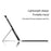 For Oppo Pad 5 Leather Case + Touchpad Bluetooth-Compatible Keyboard (without Backlit) - 6