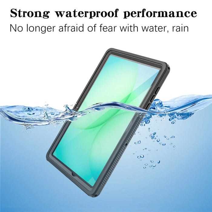For Samsung Galaxy Tab A11+ IP68 Waterproof Case TPU PC PET Shockproof Tablet Cover - 7