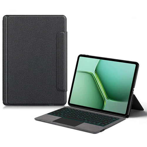 For vivo Pad5e Leather Case + Touchpad Bluetooth-Compatible Keyboard (without Backlit) - 1