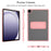 For Samsung Galaxy Tab A11+ Case with Kickstand TPU + PC Skin-Touch Tablet Cover - Pink - 4