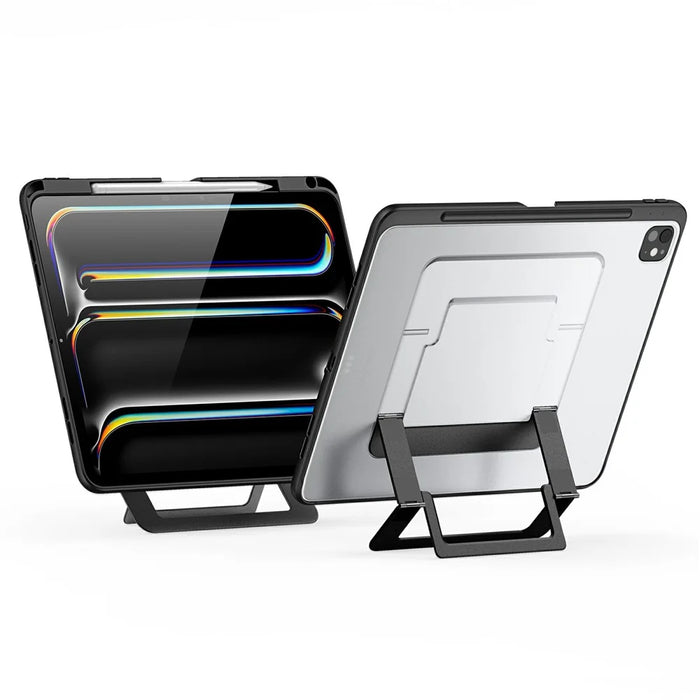 DUX DUCIS Axis Series For iPad Pro 13 (2025)  /  (2024) Tablet Case with Kickstand PC + TPU Shockproof Protective Cover - Black - 3