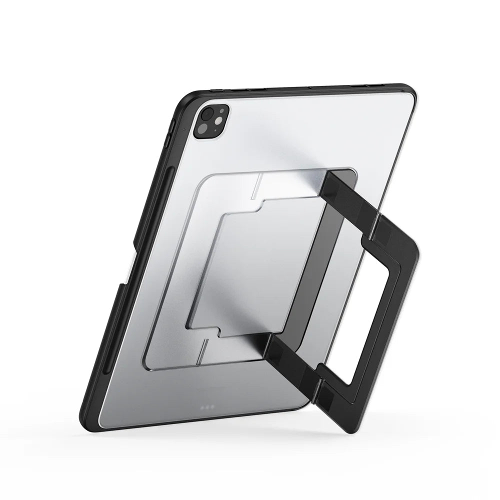 DUX DUCIS For iPad Pro 11 (2025) / iPad Pro 11 (2024) Tablet Case  Axis Series Tablet Case with Kickstand PC + TPU Shockproof Protective Cover - Black - 2