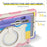 Kickstand Case for Samsung Galaxy Tab S10 Lite / S9 FE / S9 PC + Silicone Shockproof Rugged Tablet Cover - Colorful Pink - 6