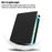 For Samsung Galaxy Tab A11+ Stand Case TPU Leather Front-Support Tablet Cover - Black - 6