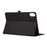 For Infinix Xpad 20 Case with Stand Card Holder Cloth Texture Leather Tablet Cover - Black - 4