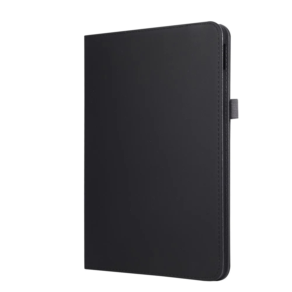 Tablet Case For iPad Air 13 (2026) / (2025) / (2024) / Pro 12.9 (2022) / (2021) / (2020) Foldable Stand Leather Cover with Handheld Wristband - Black - 6