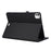 For iPad Pro 11 (2025)  /  (2024) Case Foldable Stand Leather Tablet Cover with Handheld Wristband - Black - 3