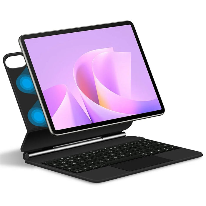 For Huawei MatePad 11.5 S (2026) / (2025) / (2024) Magnetic Floating Bluetooth-compatible Keyboard + Leather Tablet Case - 1