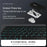 For Huawei MatePad 11.5 S (2026) / (2025) / (2024) Leather Case + Bluetooth-Compatible Keyboard with Backlight Trackpad - 7