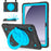 Tablet Case For Samsung Galaxy Tab A9+  /  Tab A11+ Kickstand Space Planet PC + Silicone Tablet Cover with Shoulder Strap - Black + Blue - 1