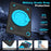 Tablet Case For Samsung Galaxy Tab A9+  /  Tab A11+ Kickstand Space Planet PC + Silicone Tablet Cover with Shoulder Strap - Black + Blue - 3
