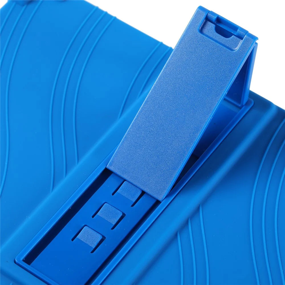 For Teclast ArtPad Air Case Adjustable Kickstand Silicone Tablet Protective Cover - Dark Blue - 6