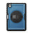 Tablet Case For Samsung Galaxy Tab S11 Kickstand PC + TPU Cover with Hand Strap - Navy Blue - 2
