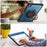 Tablet Case For Samsung Galaxy Tab S11 Kickstand PC + TPU Cover with Hand Strap - Navy Blue - 6