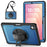 Tablet Case For Samsung Galaxy Tab S11 PC + TPU Cover with Hand Strap and Shoulder Strap - Navy Blue - 1