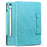 Tablet Case For Samsung Galaxy Tab S10 Lite  /  Tab S10 FE  /  Tab S9 FE Cat Buckle Closure Leather Protective Stand Cover - Baby Blue - 1
