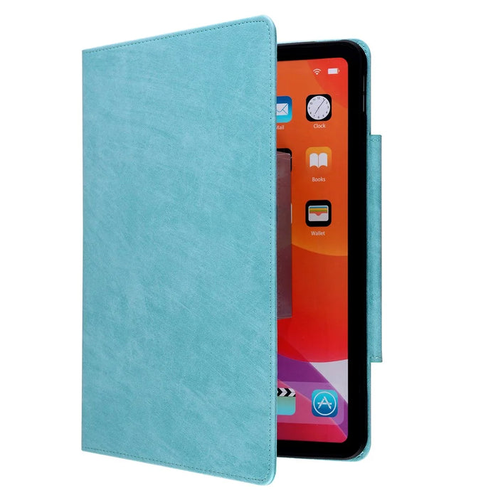 Tablet Case For Samsung Galaxy Tab S10 Lite  /  Tab S10 FE  /  Tab S9 FE Cat Buckle Closure Leather Protective Stand Cover - Baby Blue - 4