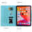 Tablet Case For Samsung Galaxy Tab S10 Lite  /  Tab S10 FE  /  Tab S9 FE Cat Buckle Closure Leather Protective Stand Cover - Baby Blue - 5