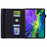 Tablet Case For Samsung Galaxy Tab S10 FE  /  Tab S9 FE  /  Tab S10 Lite Card Slots Leather Cover Flower Pattern - Black - 3