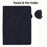 Tablet Case For Samsung Galaxy Tab S10 FE  /  Tab S9 FE  /  Tab S10 Lite Card Slots Leather Cover Flower Pattern - Black - 6