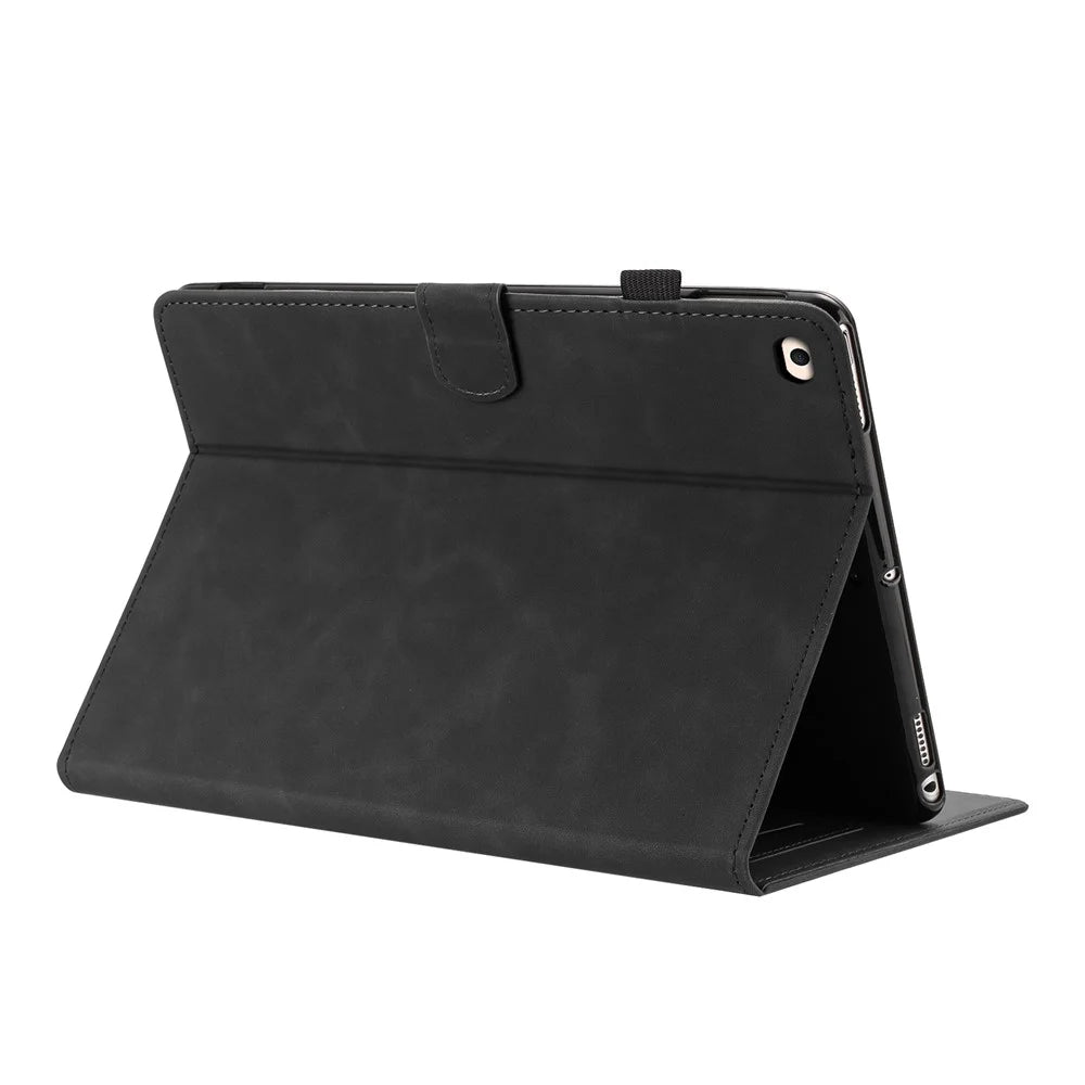 Tablet Case For iPad mini (2019) 7.9 inch / mini 4 / mini 3 / Mini 2 / Mini Card Holder Stand Butterfly Floral Imprinted Leather Cover - Black - 2