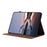 For iPad mini (2024) / (2021) Case Card Holder Stand Butterfly Floral Imprinted Leather Tablet Cover - Brown - 4