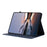 For Samsung Galaxy Tab A8 10.5 (2021) Case Card Holder Stand Butterfly Floral Imprinted Leather Tablet Cover - Blue - 4