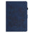 For Samsung Galaxy Tab A8 10.5 (2021) Case Card Holder Stand Butterfly Floral Imprinted Leather Tablet Cover - Blue - 7