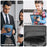 For Samsung Galaxy Tab S10 Lite Case Kickstand PC + TPE Tablet Cover with Hand Strap - Navy Blue - 6