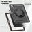 For Samsung Galaxy Tab S10 Lite Case Rotating Kickstand PC + TPU Shockproof Tablet Cover - Black - 2