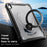 For iPad 10.9 (2022)  /  iPad (2025) Case PC + TPU Tablet Cover with Kickstand  /  Shoulder Strap - Black - 4