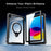For iPad 10.9 (2022)  /  iPad (2025) Case PC + TPU Tablet Cover with Kickstand  /  Shoulder Strap - Black - 6