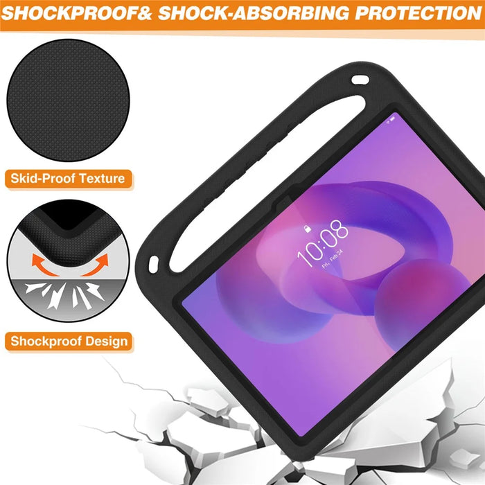 For Lenovo Idea Tab / Tab K11 Gen 2 Case Hand Grip Kickstand Tablet EVA Cover - Black - 5