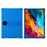 For TCL NxtPaper 14 Case Adjustable Kickstand Silicone Tablet Protective Cover - Dark Blue - 1