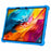 For TCL NxtPaper 14 Case Adjustable Kickstand Silicone Tablet Protective Cover - Dark Blue - 2