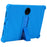 For TCL NxtPaper 14 Case Adjustable Kickstand Silicone Tablet Protective Cover - Dark Blue - 3