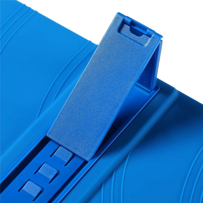 For TCL NxtPaper 14 Case Adjustable Kickstand Silicone Tablet Protective Cover - Dark Blue - 7