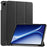 For OnePlus Pad Air5 / Pad Go 2 Case Anti-Drop Leather Stand Tablet Cover - Black - 1