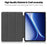 For OnePlus Pad Air5 / Pad Go 2 Case Anti-Drop Leather Stand Tablet Cover - Black - 3